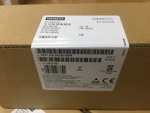 SIMATIC S7-200 PLC模块 CPU 226 6ES7216-2AD23-0XB0